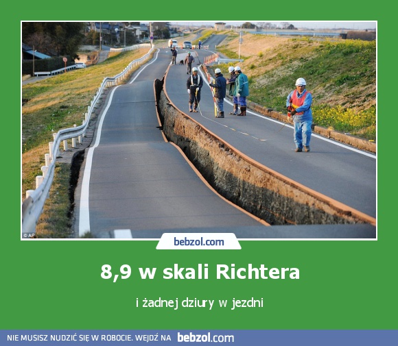 8,9 w skali Richtera