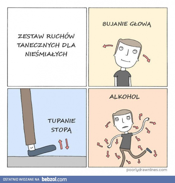 Zestaw ruchów tanecznych