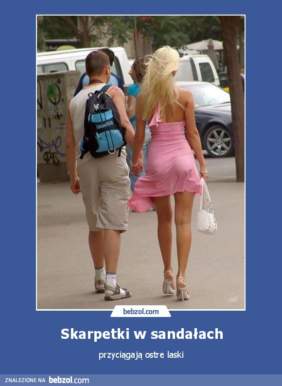 Skarpetki w sandałach