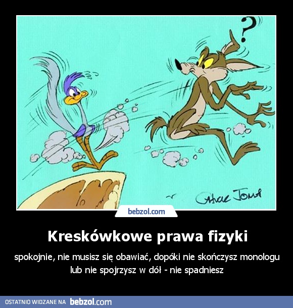 Kreskówkowe prawa fizyki