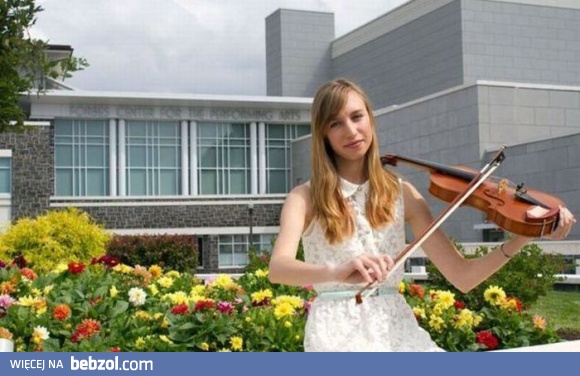 Nietypowa technika gry na skrzypcach