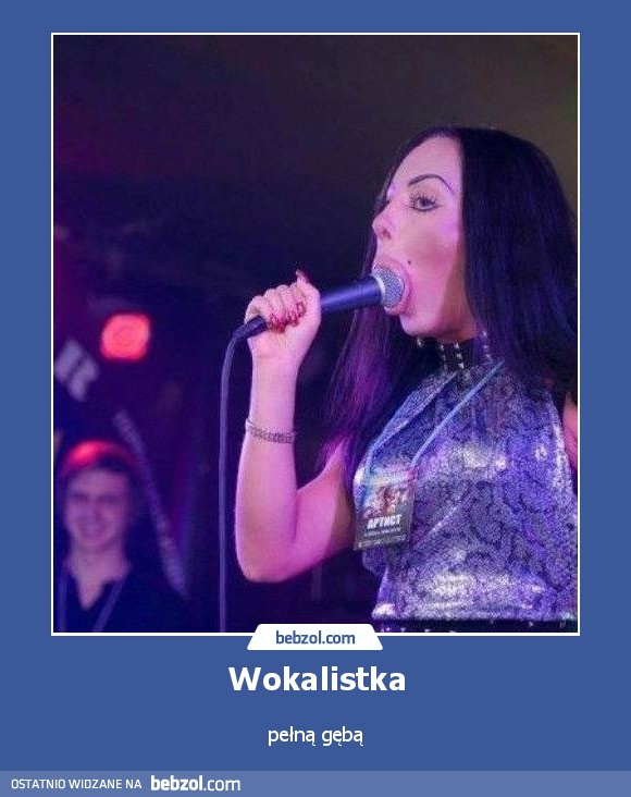 Wokalistka