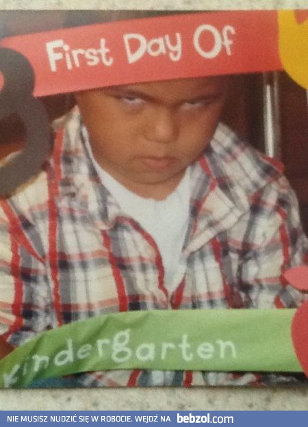 Pierwszy dzień w przedszkolu