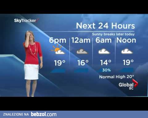 Pogodynka nie lubi pająków