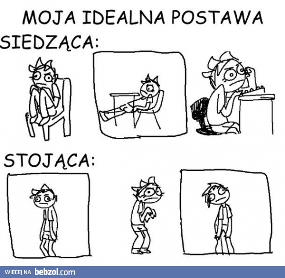 Idealna postawa