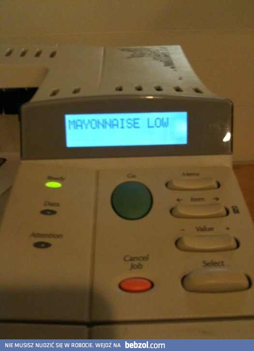 Zabrakło... Czego?!