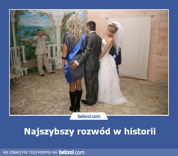 Najszybszy rozwód w historii