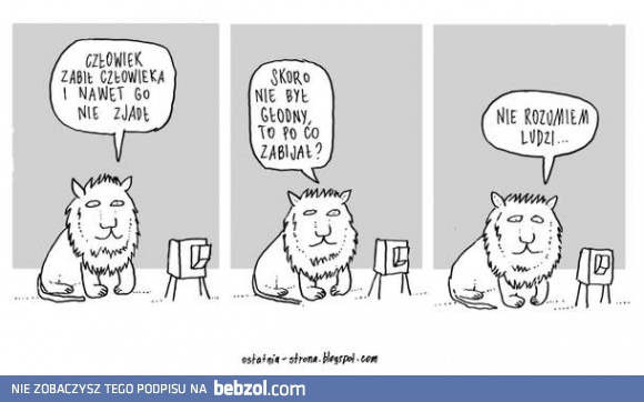 Nie rozumiem ludzi