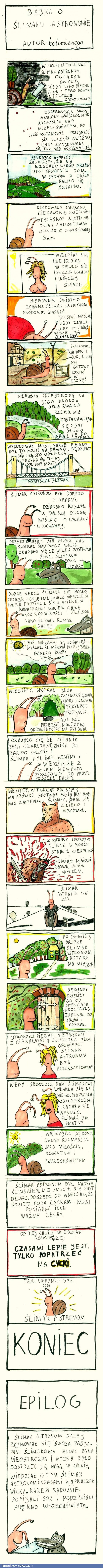 Bajka o ślimaku-astronomie