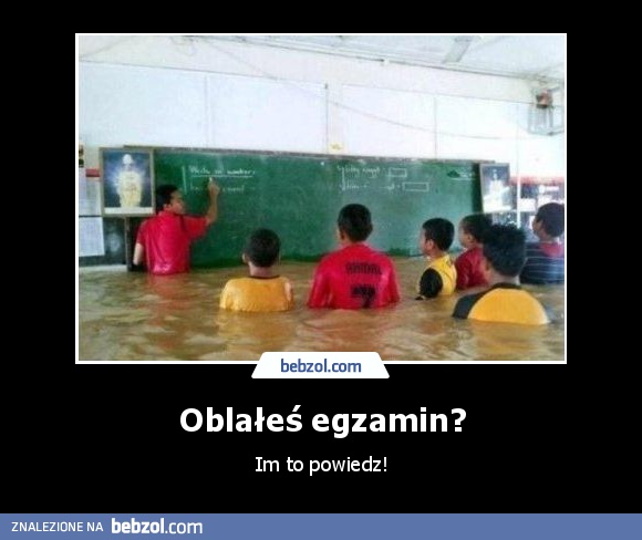 Oblałeś egzamin?