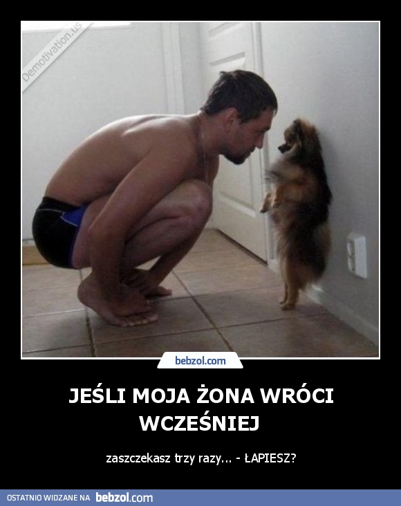 JEŚLI MOJA ŻONA WRÓCI WCZEŚNIEJ 