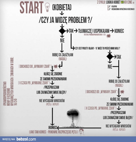 Kobieca logika - diagram