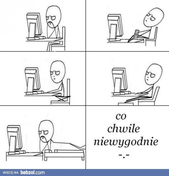 Tymczasem przy biurku