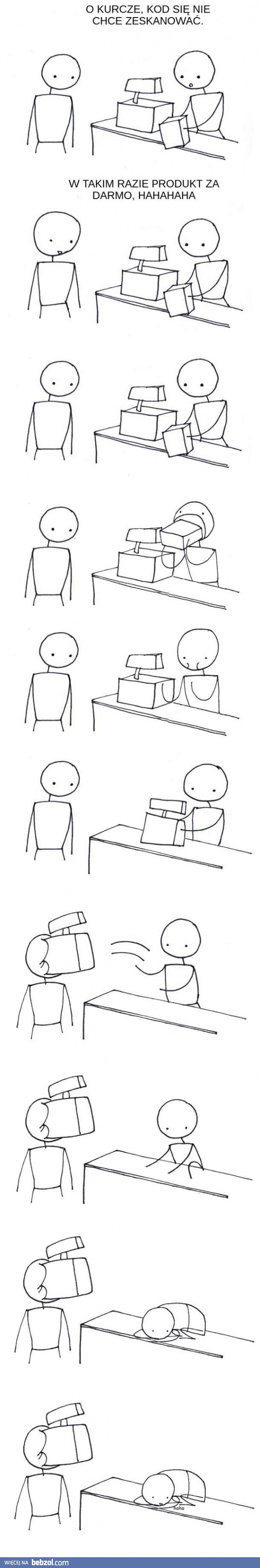 Gdy kod się nie chce zeskanować