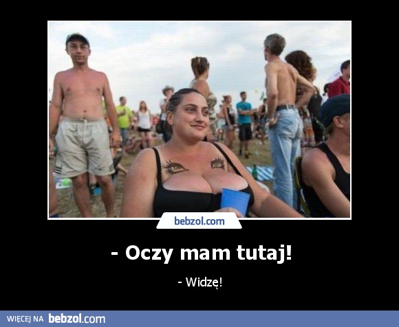 - Oczy mam tutaj!
