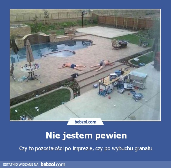 Nie jestem pewien