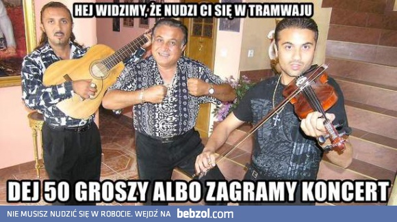 Nudzi ci się w tramwaju?
