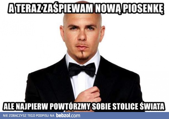 Pitbull i jego wyliczanka