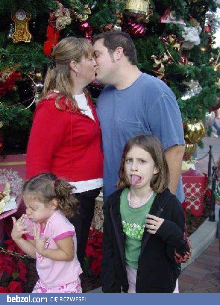 Gdy rodzice się całują