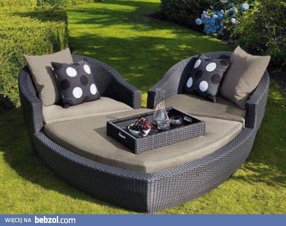 Ogródkowy relaksik dla dwojga