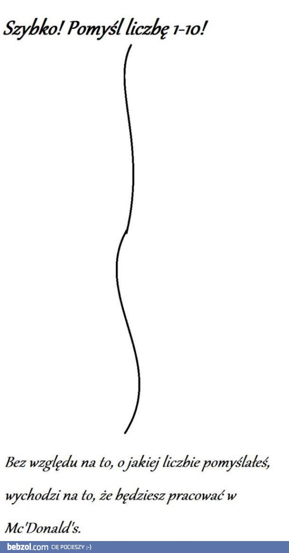 Szybko, pomyśl liczbę!