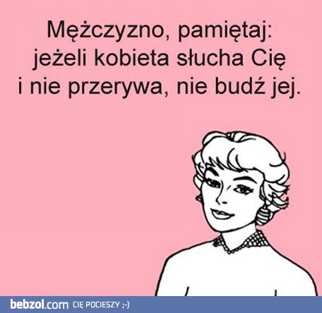 Kobieta, która słucha się mężczyzny