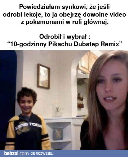 Synek wygrał z mamą