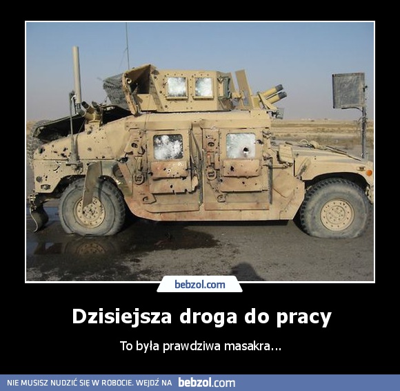 Dzisiejsza droga do pracy