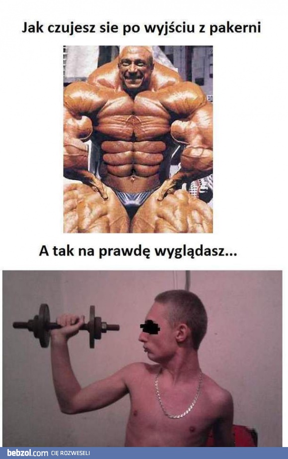 Po wyjściu z siłowni