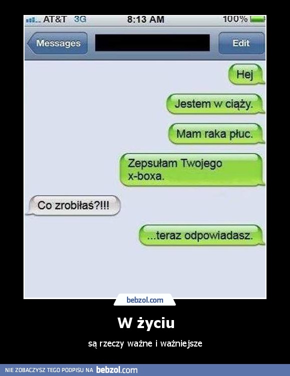 W życiu