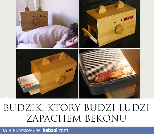 Typowo amerykański budzik