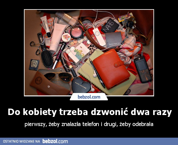 Do kobiety trzeba dzwonić dwa razy
