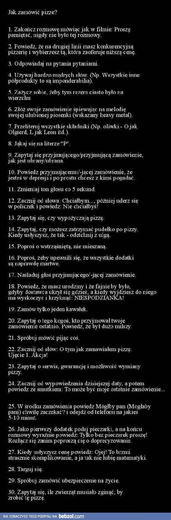 Najlepsze sposoby na zamówienie pizzy