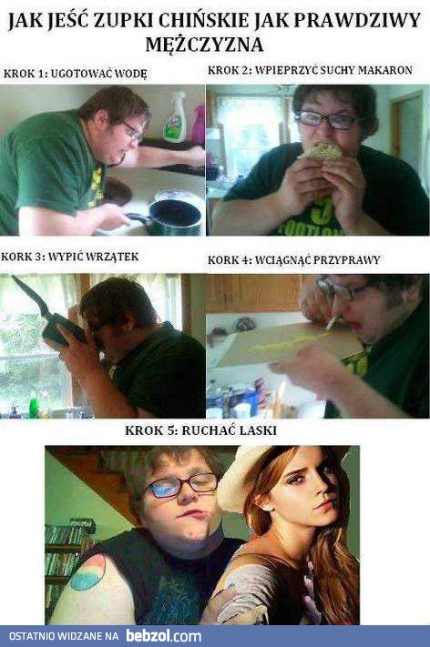 Tak się je zupki chińskie!