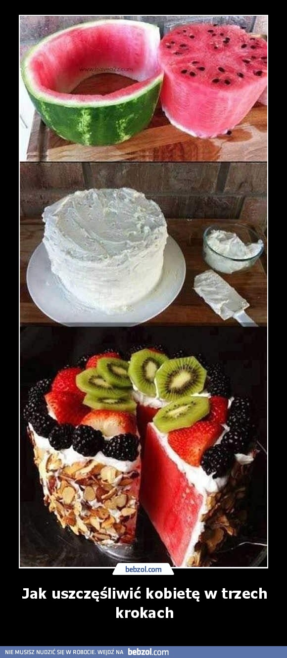 Jak uszczęśliwić kobietę w trzech krokach