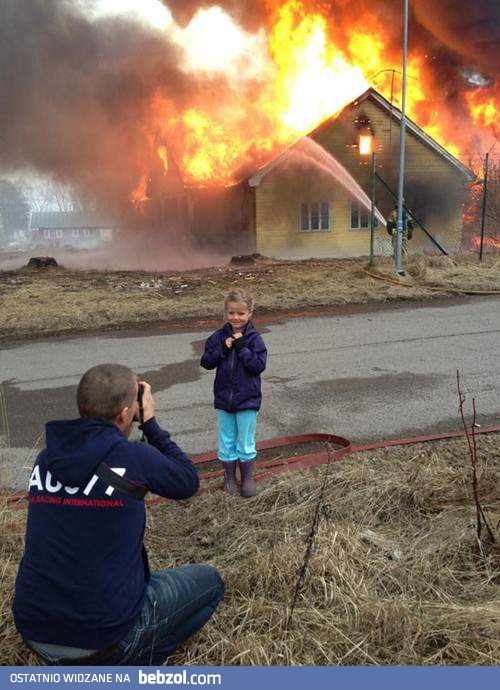 Takie tam przed domkiem