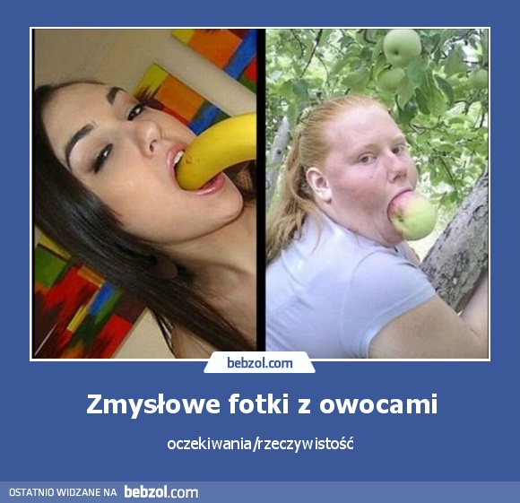 Zmysłowe fotki z owocami