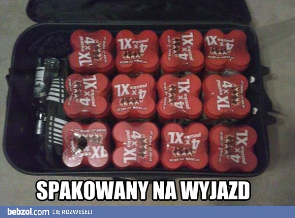 Spakowany na wyjazd