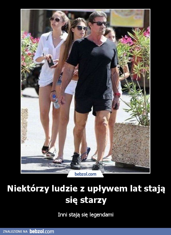 Niektórzy ludzie z upływem lat stają się starzy