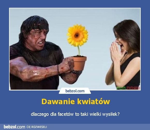 Dawanie kwiatów