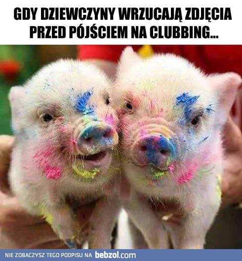 Gdy dziewczyny wrzucają zdjęcia przed pójściem na clubbing