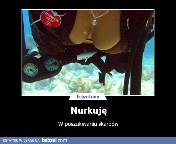 Nurkuję