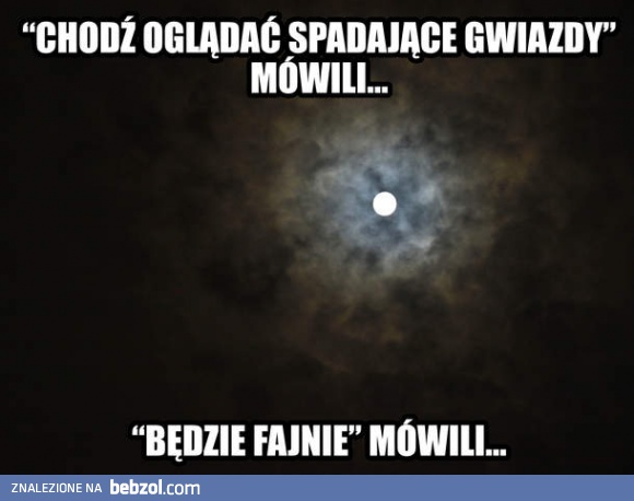 Spadające gwiazdy, tia