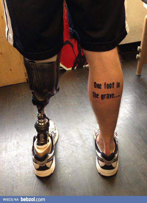 Jedną nogą w grobie