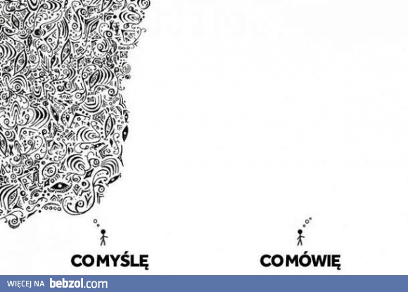 Co myślę, a co mówię