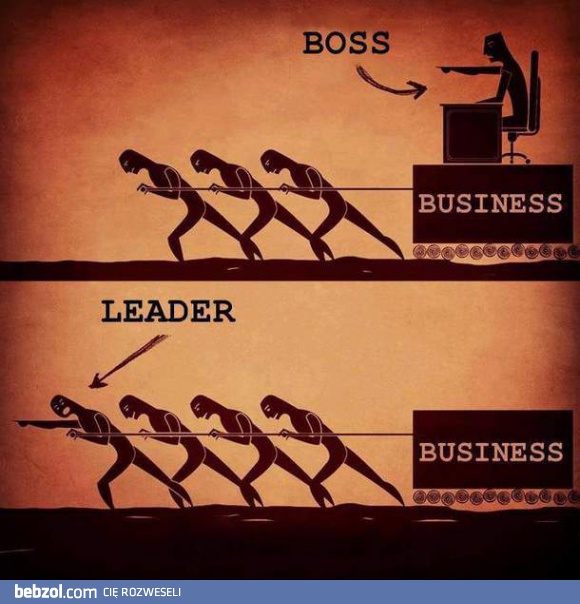 Różnica między szefem, a liderem