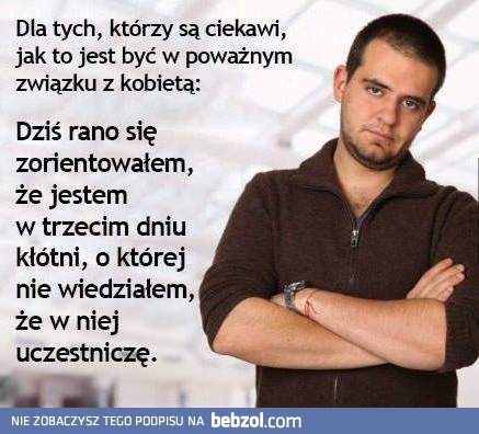 Tak to jest być w poważnym związku