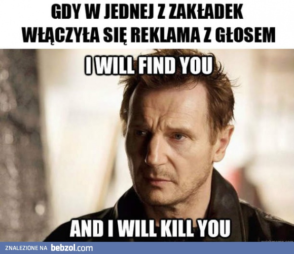 Gdy włączy się reklama z głosem