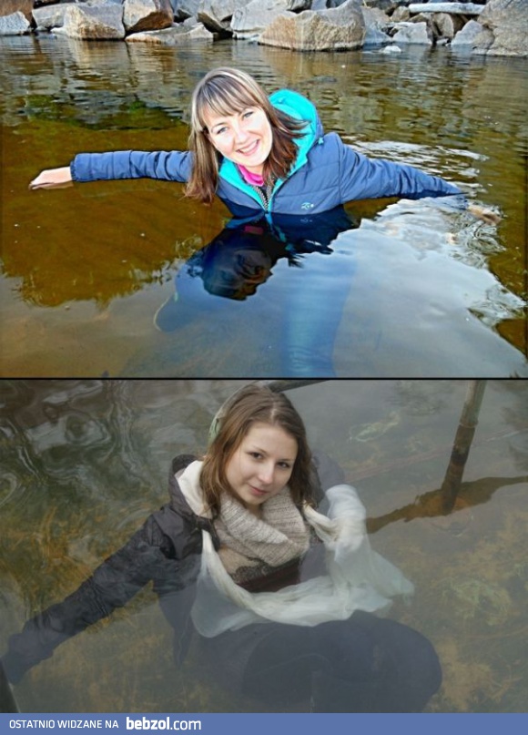 Bo w stroju kąpielowym byłoby za zimno