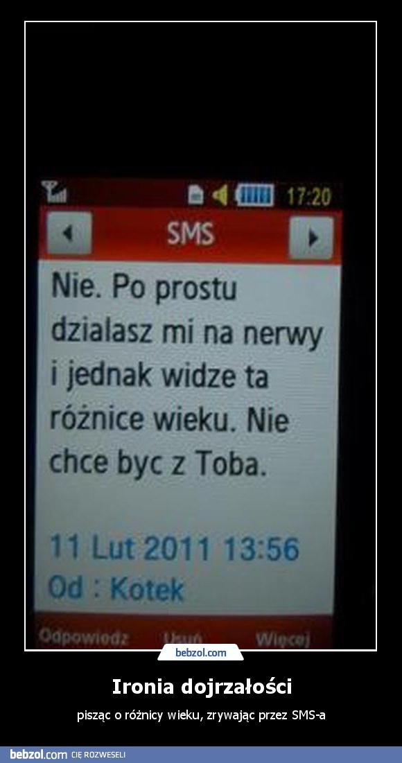 Ironia dojrzałości